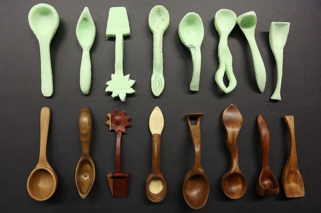 Produktdesign: Vorstufen aus Kunststoff und fertige Produkte