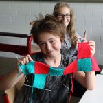 Quadratlatschen stricken