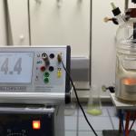 Verbrennung von Lebensmittelproben im Kalorimeter