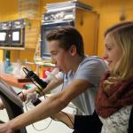 Messung des Sauerstoffverbrauchs auf dem Ergometer