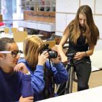 Ein "Aufnahmeteam" bei der Arbeit