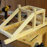 Holzgerüst des Römerkrans