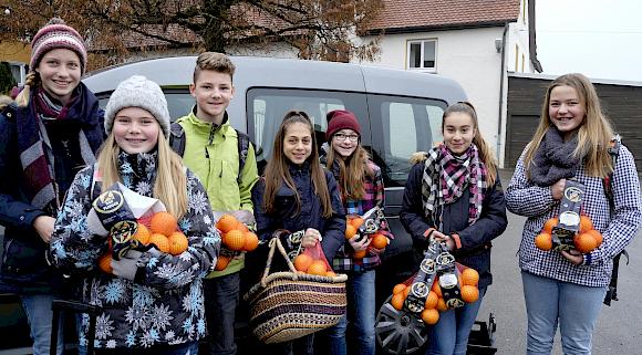 Orangenverkauf für Bangladesch