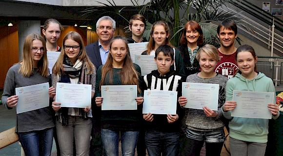 DELF Zertifikate wurden übergeben