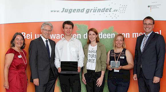 Sjard Braun ist 2. Bundessieger bei "Jugend gründet"