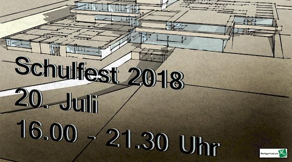 Einladung zum Schulfest 2018