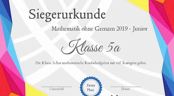 Mathematik ohne Grenzen - Junior Mathematik ohne Grenzen - Junior