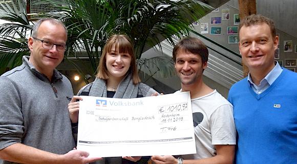 Abijahrgang 2018 spendet für Schulpartnerschaft