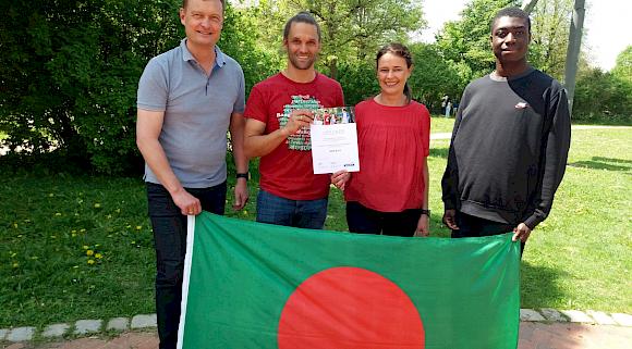 Sparda-Impuls - Urkunde überreicht Sparda-Impuls - Urkunde überreicht