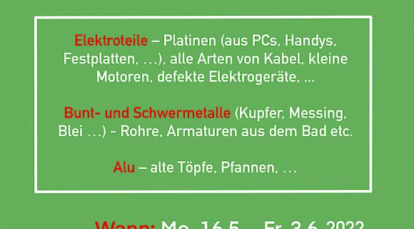 Elektro- und Metallsammlung für Bangladesch